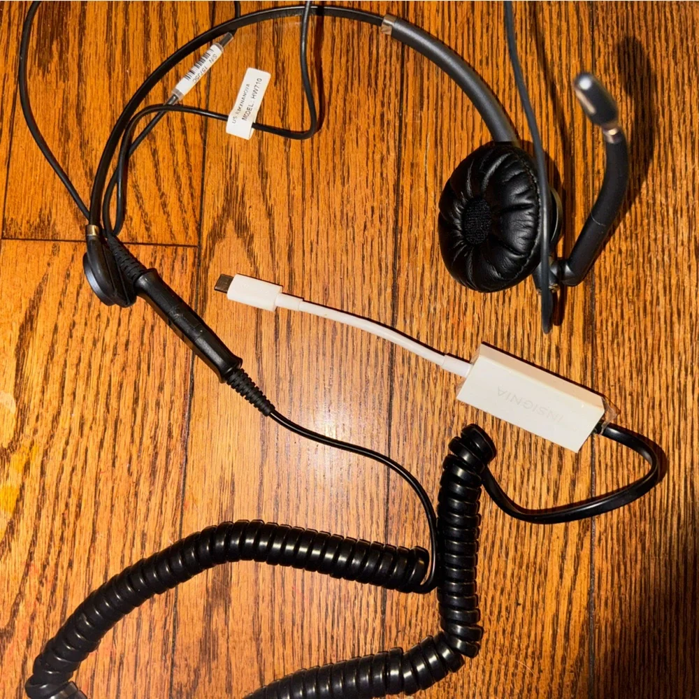 Plantronics EncorePro Digital Lightweight Convertible Headset + Adapter